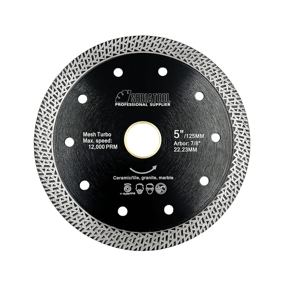 Mesh Turbo Diamond Blade for Granite Marble Ceramic Tile Brick SHDIATOOL - SHDIATOOL
