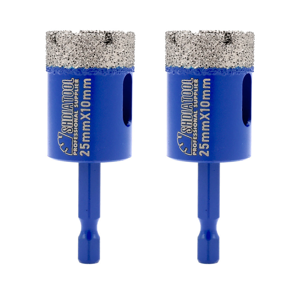 Diamond Drilling Core Bit 20/25mm Granite Marble Ceramic Masonry  Quick-fit Shank