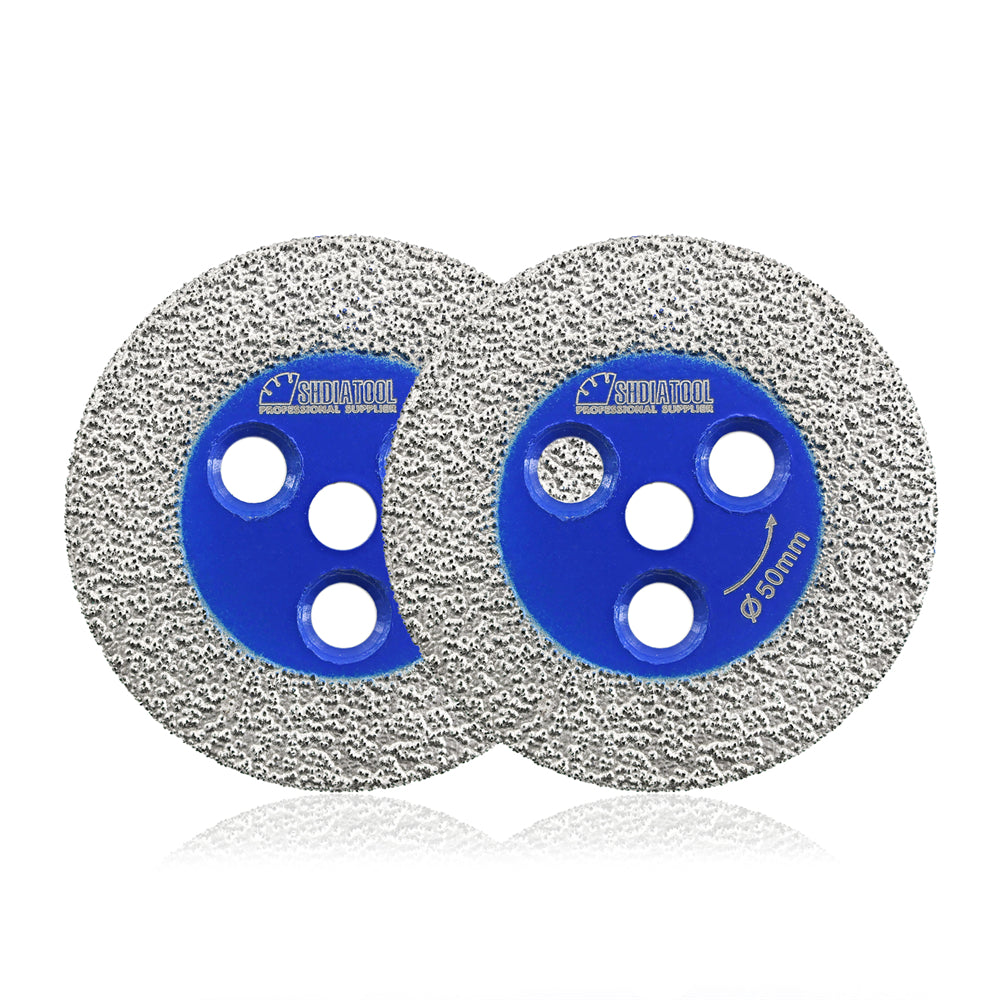 Diamond Engraving Saw Blade 40/50mm for Marble Granite M14 or 5/8"-11 Flange - SHDIATOOL