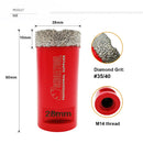 Diamond Core Bit 5pcs 20/25/28/35mm Drilling Porcelain Granite with M14 Thread