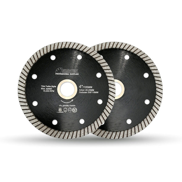 SHDIATOOL Super Thin Diamond Turbo Blade for Cutting Porcelain