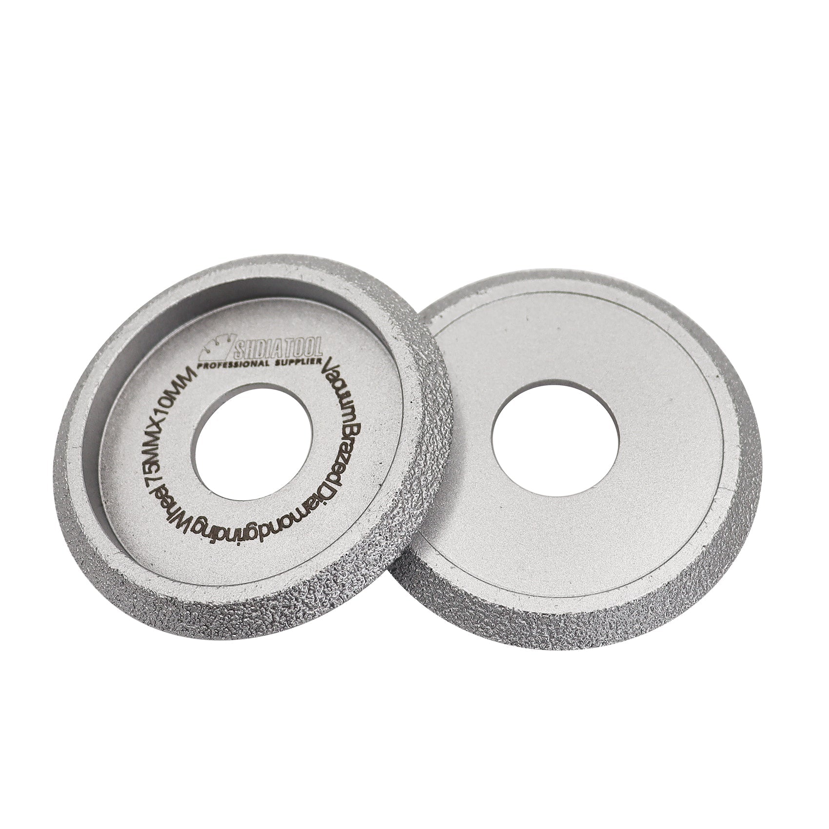 3" SHDIATOOL V-shape Diamond Hand Grinding Wheels for Marble Ceramic Carving Edge - SHDIATOOL