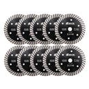 SHDIATOOL 2/10pcs 3inch Diamond Turbo Saw Blade Cutting Disc for Ceramics Tiles