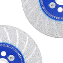 Saw Blades Double sided 4/4.5/5" Granite Marble Concrete M14 or 5/8-11 Flange