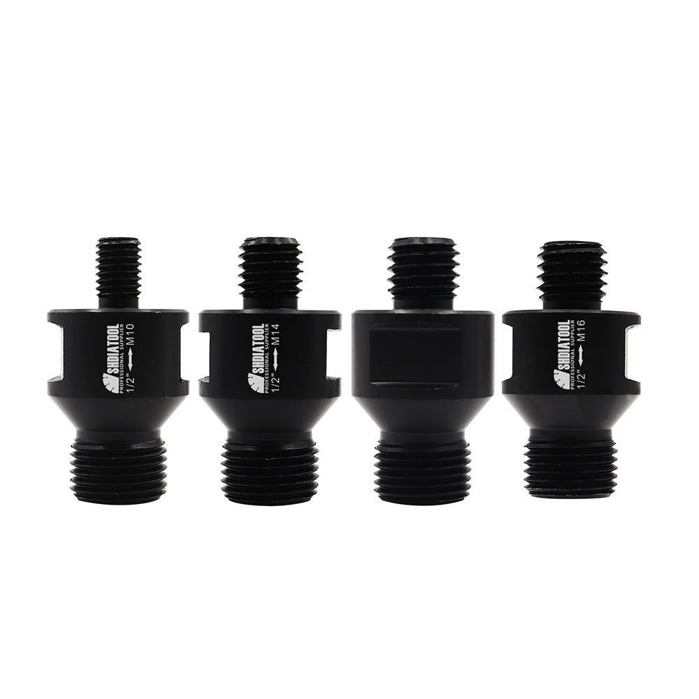 Adapter for 1/2 inch Male Thread To M10/M14/M16/5/8-11 Male Thread Fit for CNC Machine 2pcs/set - SHDIATOOL