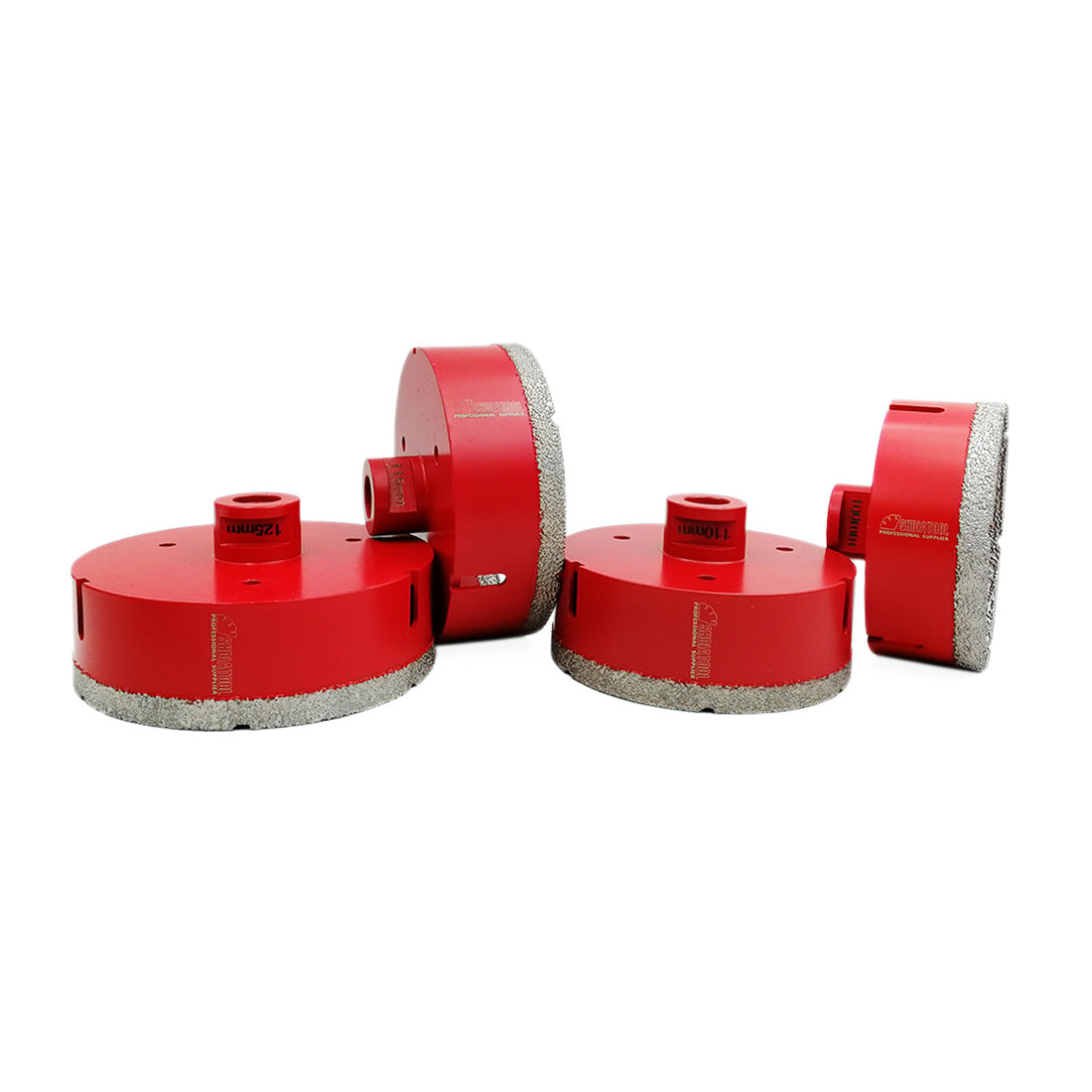 4pcs/set Dry Diamond Drill Bits for Porcelain Tile Stoneware Granite M14 Thread - SHDIATOOL