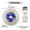 SHDIATOOL Diamond Cutting Grinding Disc Triangle Segment 1/2/5pcs 4.5"/115mm for Ceramic Tile Marble Granite Saw Blade
