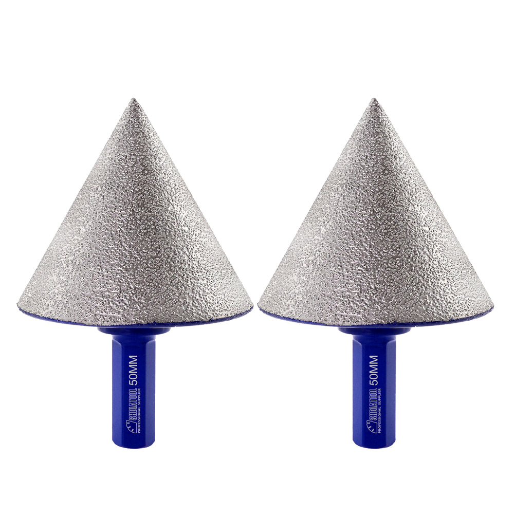 Diamond Beveling Chamfer Bits for Enlarge Shape Bevel in Porcelain Ceramic Marble Granite - SHDIATOOL