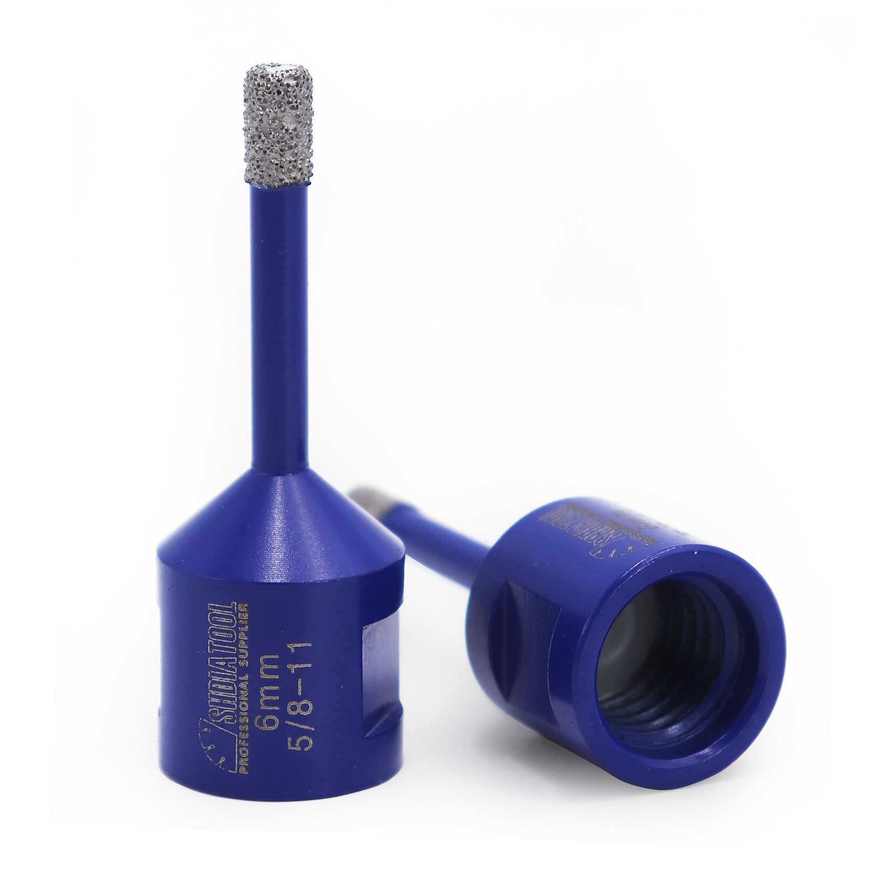 Diamond Core Bit 2pcs 6-50MM for Marble Porcelain Ceramic Stone 5/8-11 Thread - SHDIATOOL