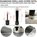 Diamond Core Bit Laser Welded 18-102mm for Hard Stone Concrete Marble USA Warehouse - SHDIATOOL