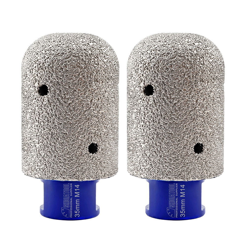 Diamond Finger Milling Bits Porcelain Ceramic Marble M14 or 5/8-11 Thread SHDIATOOL