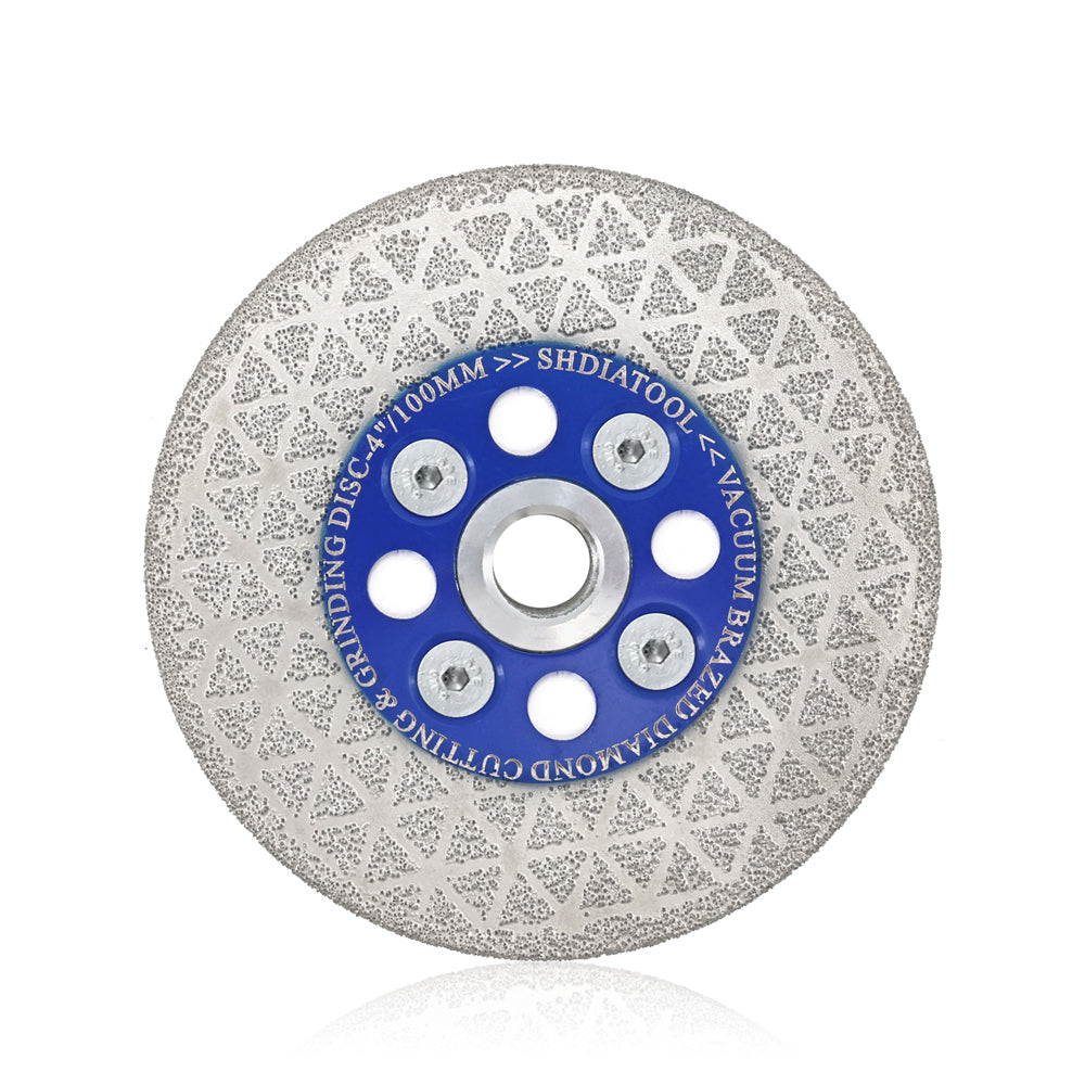 Diamond Cutting Grinding Disc Triangle Granite Concrete Saw Blade M14 or 5/8-11 Flange