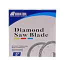 SHDIATOOL Diamond Cutting Grinding Disc Segmented Double-sided 5pcs Dia 4.5"/5" Porcelain Tile Marble Saw Blades