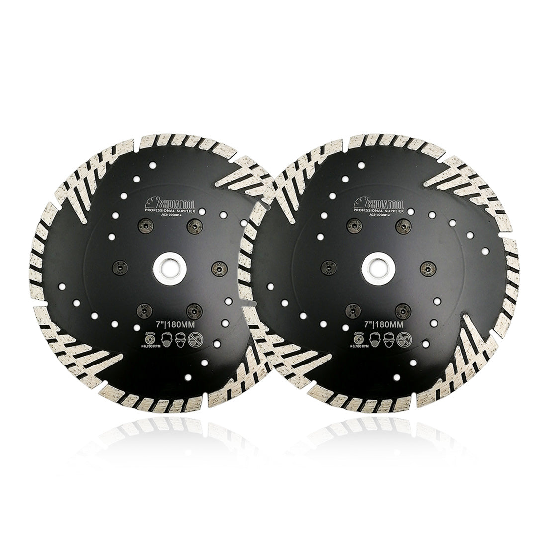2pcs 4"-9" Turbo Diamond Blade for Concrete Granite Marble Masonry BE Warehouse - SHDIATOOL