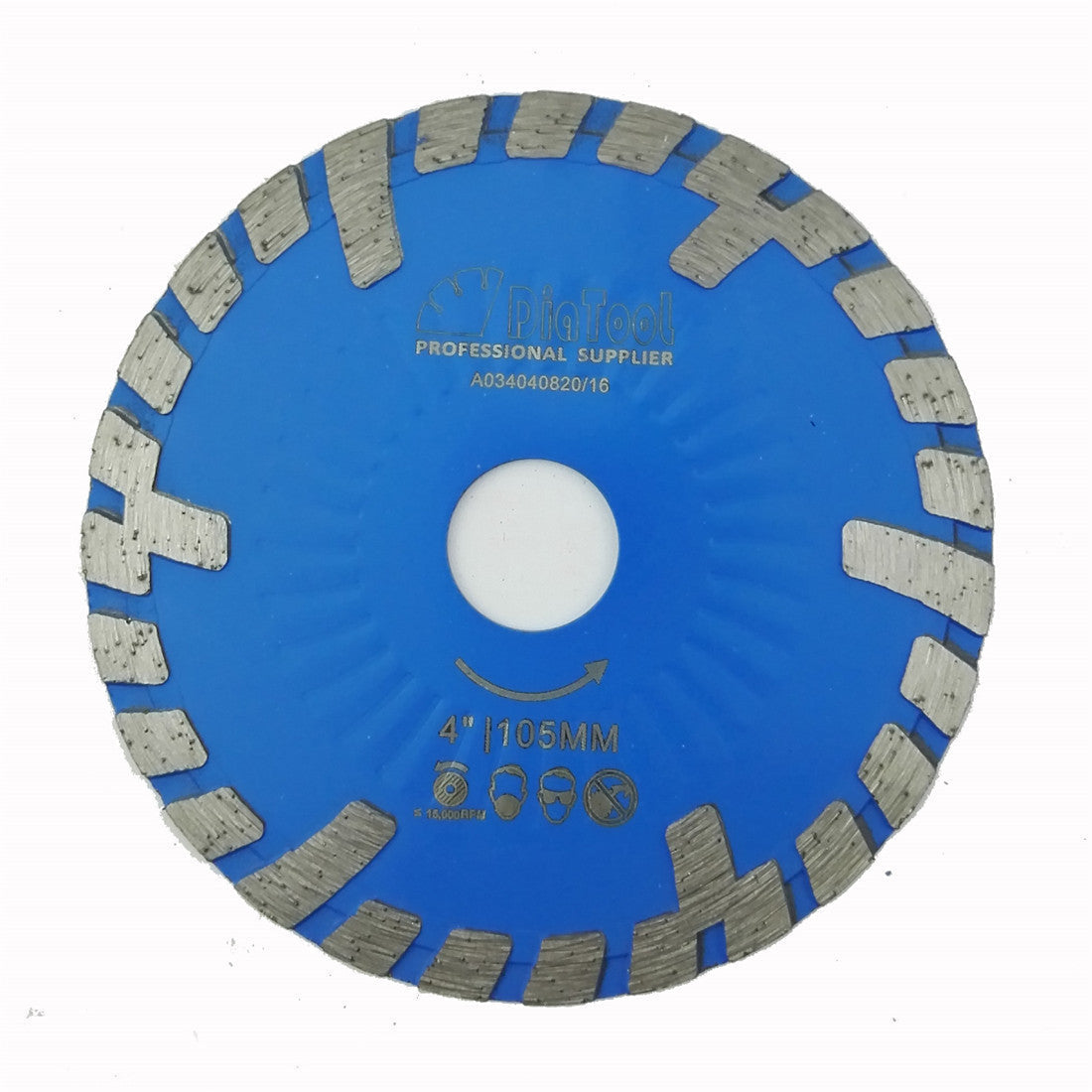 Diamond Saw Blade 4"/4.5"Cutting for Stone Concrete with Slant Protection Teeth - SHDIATOOL