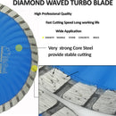 Diamond Waved Blades for Stone Concrete Cutting Diameter 125MM/ 5" - SHDIATOOL