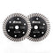 SHDIATOOL 2/10pcs 3inch Diamond Turbo Saw Blade Cutting Disc for Ceramics Tiles