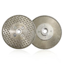 SHDIATOOL Electroplated Diamond Cutting & Grinding Disc Single Side Coated with M14 or 5/8-11 Flange for Granite Marble - SHDIATOOL