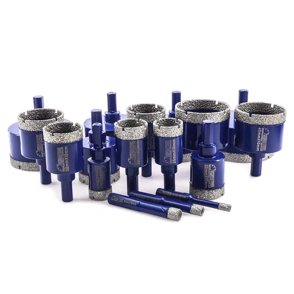 Diamond Drill Core Bits Porcelain Tile Ceramic Granite Marble with Triangle Shank - SHDIATOOL
