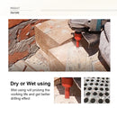 4pcs/set Dry Diamond Drill Bits for Porcelain Tile Stoneware Granite M14 Thread - SHDIATOOL