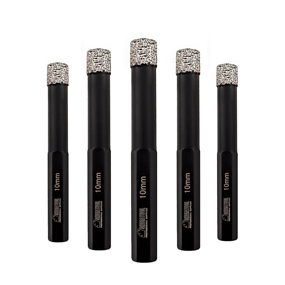 Diamond Drilling Bits 5pcs Ceramic Granite Marble Core Bit Hole Saw Hexagon Shank