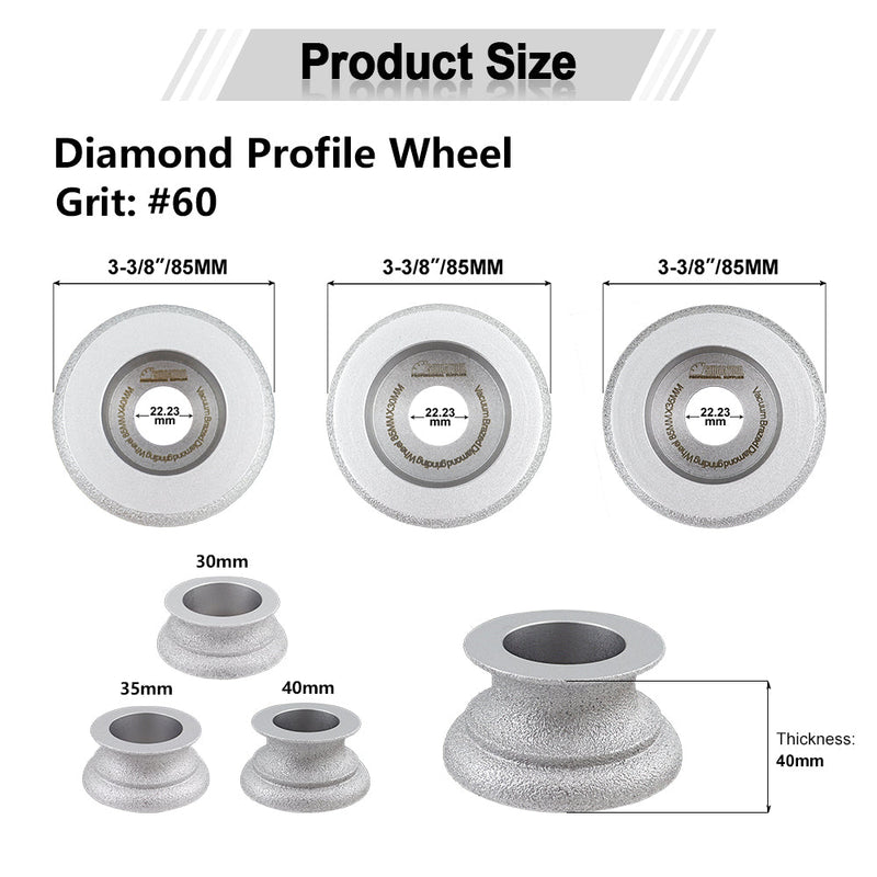 thumbnail image 2 of 1Pc Edge Diamond Grinding Wheel,Grinding Wheel Stone Edge 2 of 13