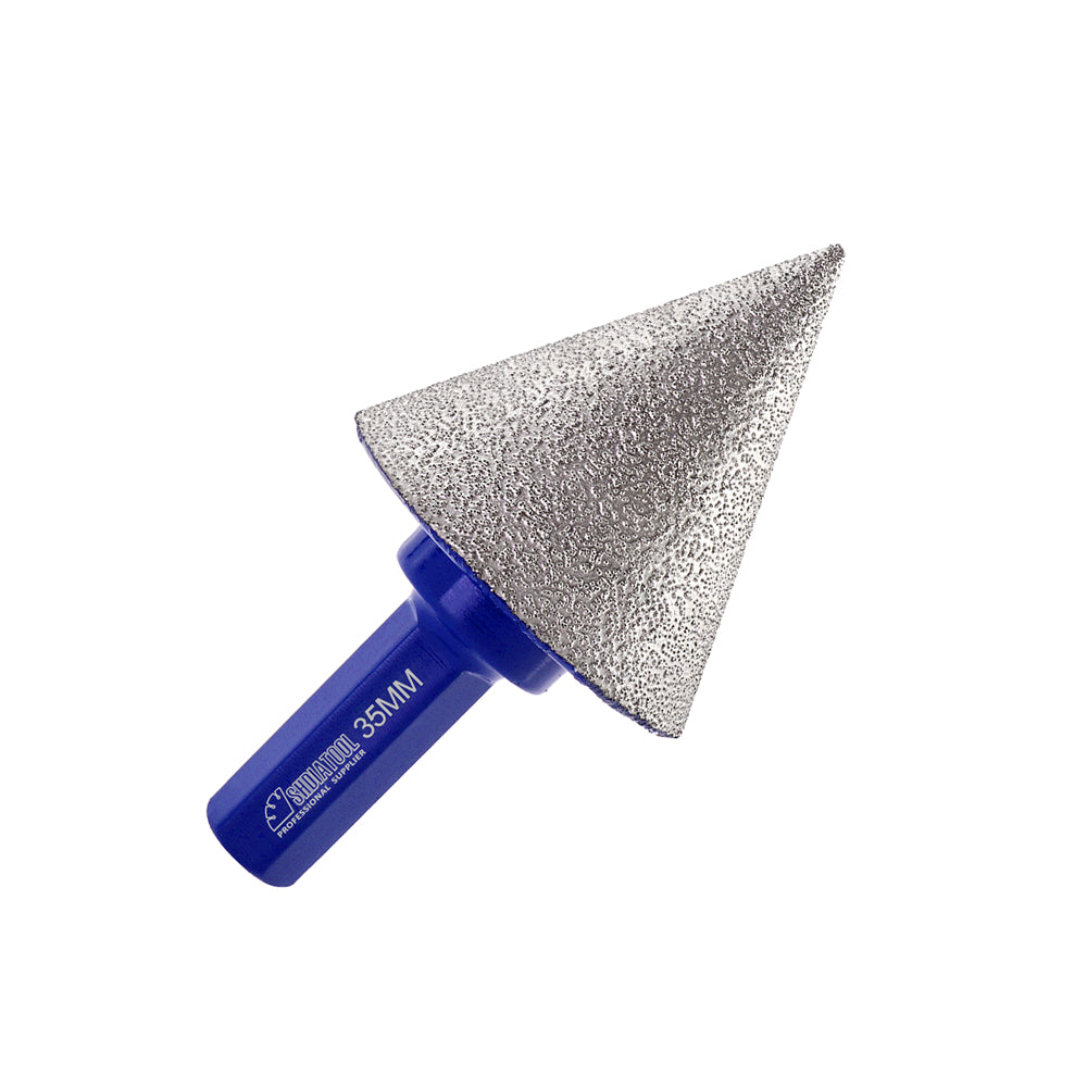 SHDIATOOL Diamond Beveling Chamfer Bits for Enlarge Shape Bevel Existing Holes in Tile Porcelain Ceramic Marble Granite - SHDIATOOL