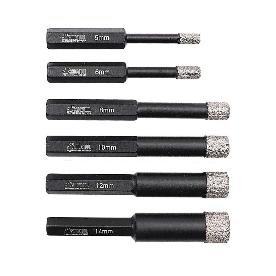 Dry Diamond Drill Bits Hex Shank for Granite Marble Porcelain Tile Ceramic SHDIATOOL - SHDIATOOL