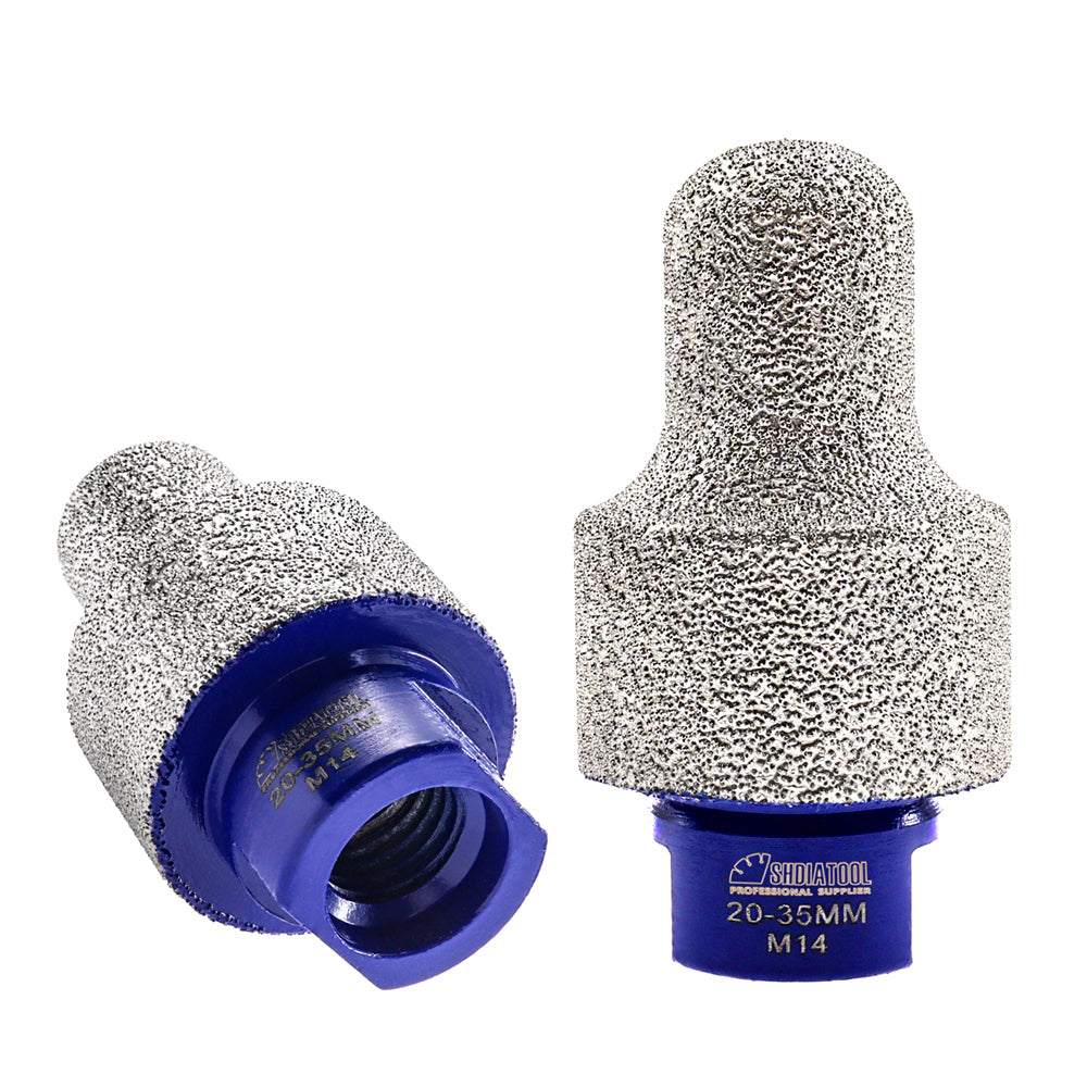 Diamond Finger Milling Bit M14 or 5/8-11 Enlarging Shaping in Tile Ceramic Granite - SHDIATOOL