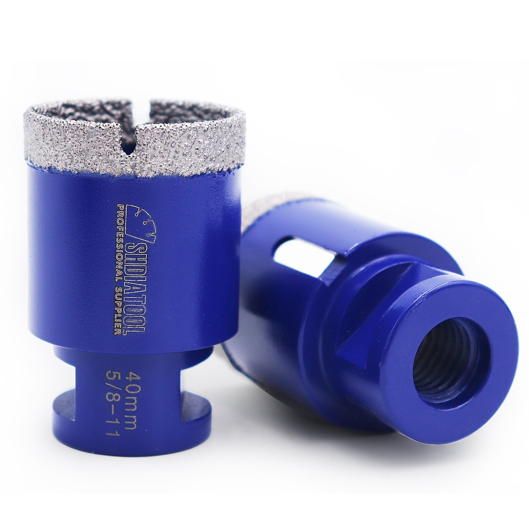 Diamond Core Bit 2pcs 6-50MM for Marble Porcelain Ceramic Stone 5/8-11 Thread - SHDIATOOL