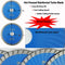 Diamond Waved Blades for Stone Concrete Cutting Diameter 125MM/ 5" - SHDIATOOL