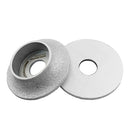 SHDIATOOL Diamond Grinding Wheel Vacuum Brazed France Edge Type 1pc or 2pcs Dia 85mm Marble Ceramic Stone Ceramics Bore 22.23 - SHDIATOOL