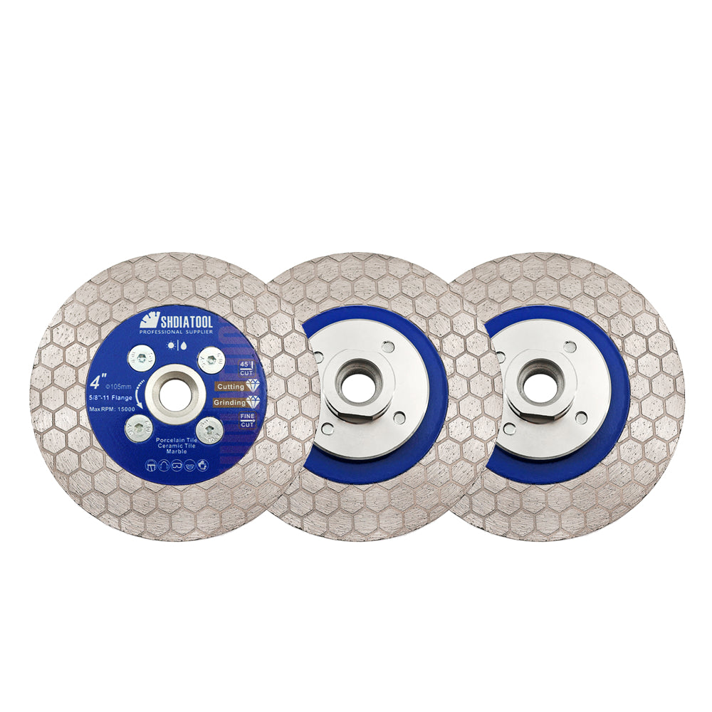 Saw Blade Hexgonal Double Sided Ceramic Marble Cutting Grinding Disc M14 or 5/8-11