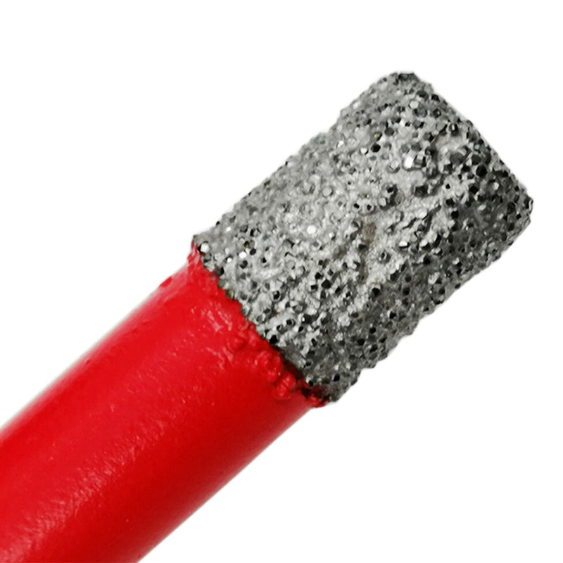 3pcs/set Red Dry Diamond Drill Bits for Porcelain Tile Stoneware Granite M14 thread - SHDIATOOL