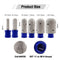 Diamond Finger Milling Bits Porcelain Ceramic Marble M14 or 5/8-11 Thread SHDIATOOL