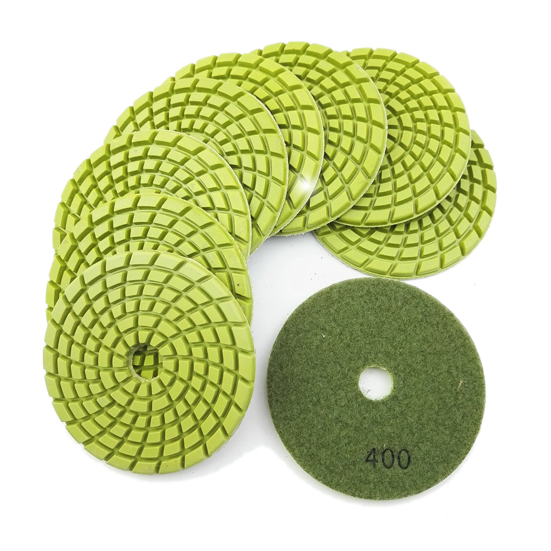 SHDIATOOL 4" Concrete Wet Diamond Polishing Pads Polishing  Concrete 9/12pcs - SHDIATOOL
