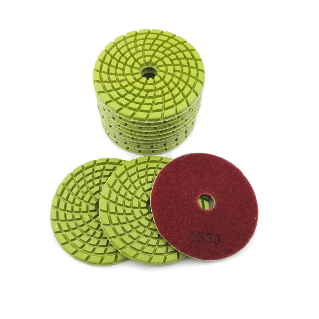 SHDIATOOL 4" Concrete Wet Diamond Polishing Pads Polishing  Concrete 9/12pcs - SHDIATOOL