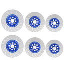 Cutting Grinding Disc 5pcs 4/4.5/5" Granite Marble Concrete Saw Blade M14 or 5/8-11 Flange