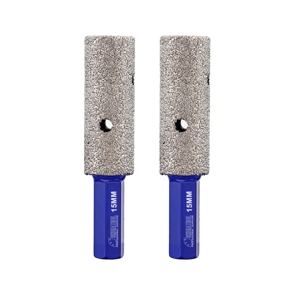 SHDIATOOL Diamond Finger Milling bits Porcelain Ceramic Marble Granite Hex Shank