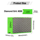 Diamond Hand Polishing Pad 2pcs Grit60-3000 Granite Marble Concrete Stone Sanding Disc