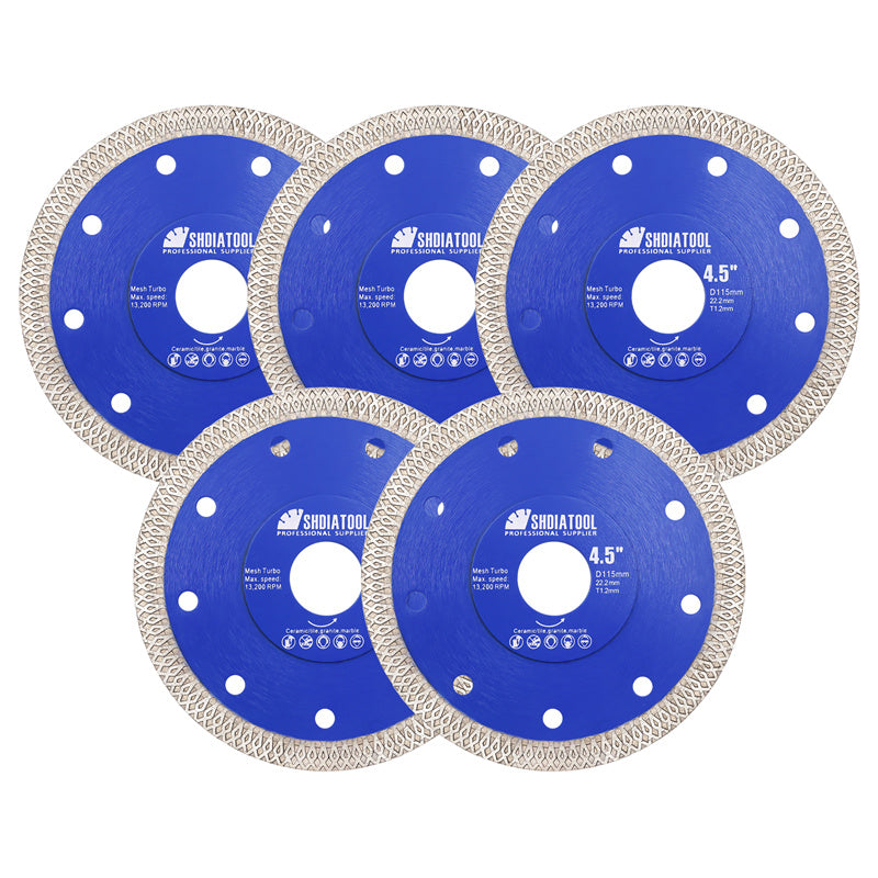 4"-14" X Mesh Turbo Diamond Blade Cutting for Tile Ceramic Porcelain Marble - SHDIATOOL