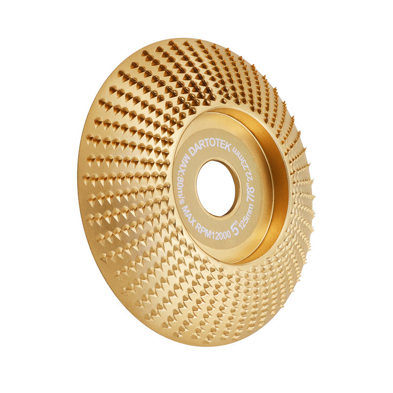 DARTOTEK 1pc 75/100/125mm  Wood Grinding Wheel Cup Wheel Milling Disc Plate Carving Profile Plain Bevel Camber Bowl Abrasive Tool Trimming