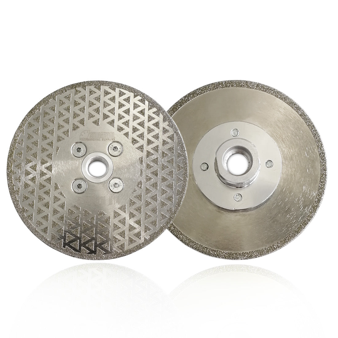 Electroplated Diamond Cutting Grinding Disc Single Side Coated M14 or 5/8-11 Flange for Granite - SHDIATOOL