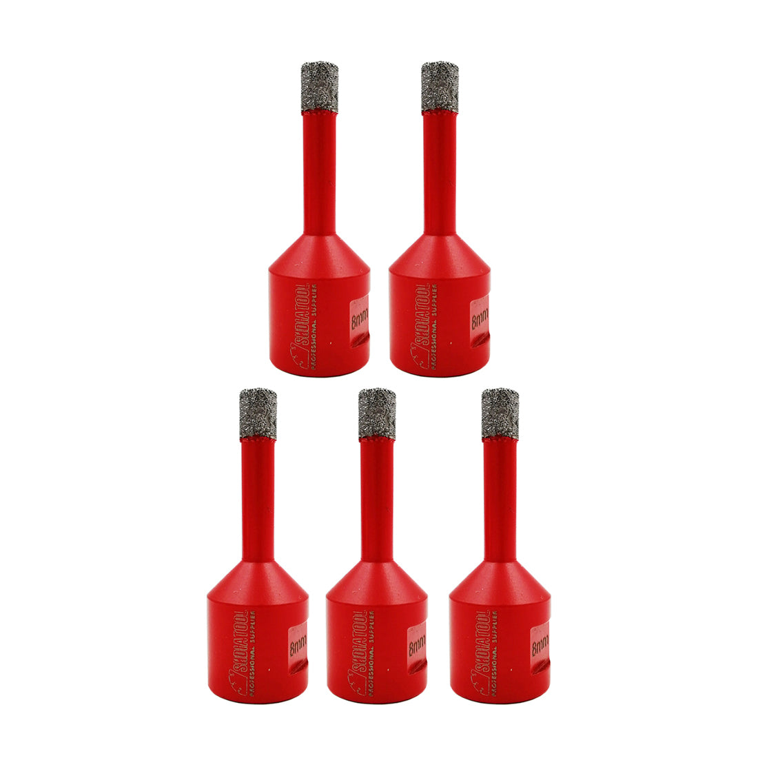 Diamond Core Bit 5pcs 6-16mm Porcelain Tile Marble Granite Drilling Bit M14 Thread