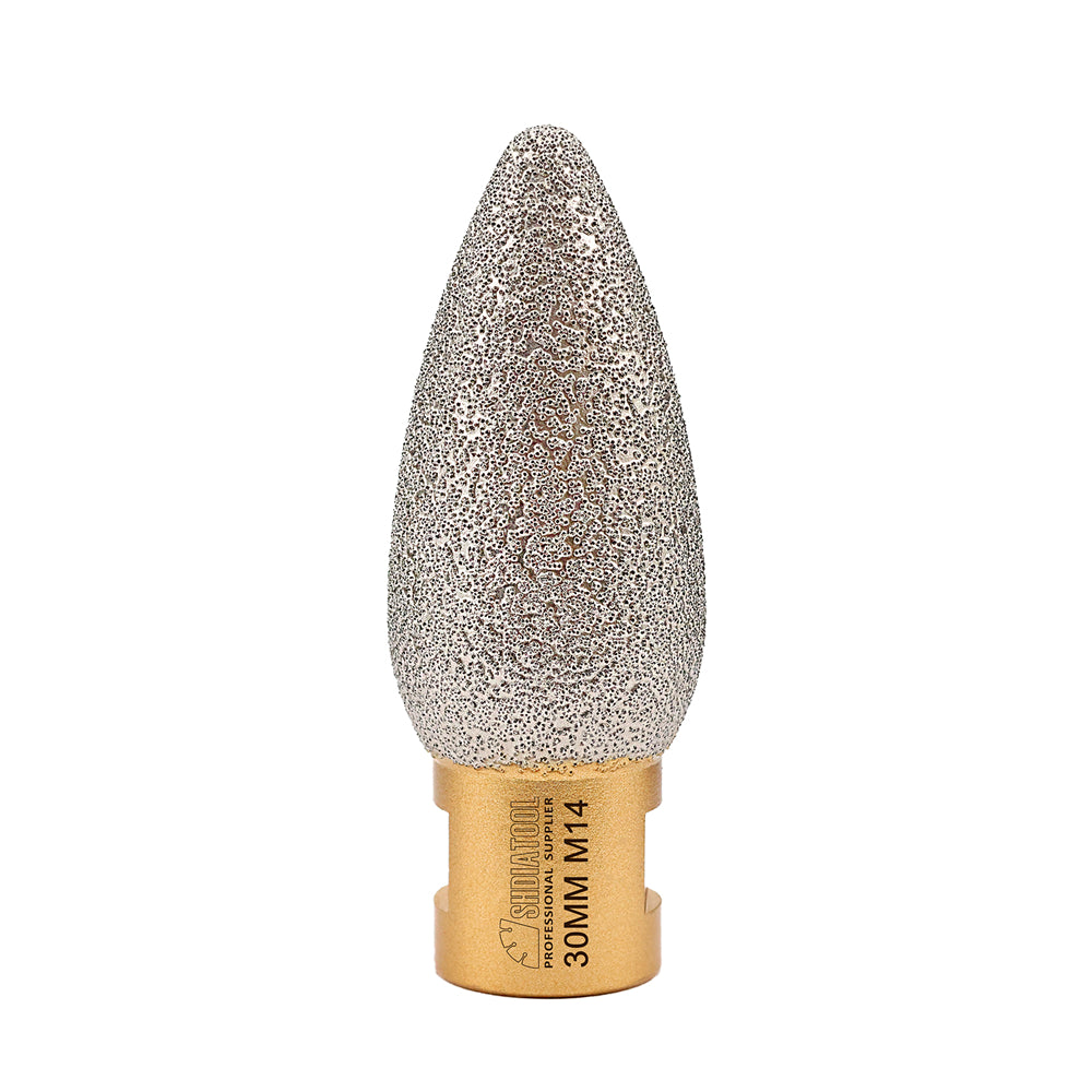 SHDIATOOL 30mm Diamond Engraved Milling Bits for Granite Marble M14