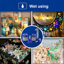 SHDIATOOL 3pcs/set Diamond Glass Grinder Bits for Stained Glass Grinder Heads