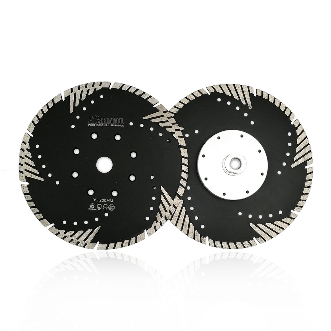 Diamond Saw Blade 5"/9" Granite Marble Concrete Brick Tile 5/8-11 Flange SHDIATOOL