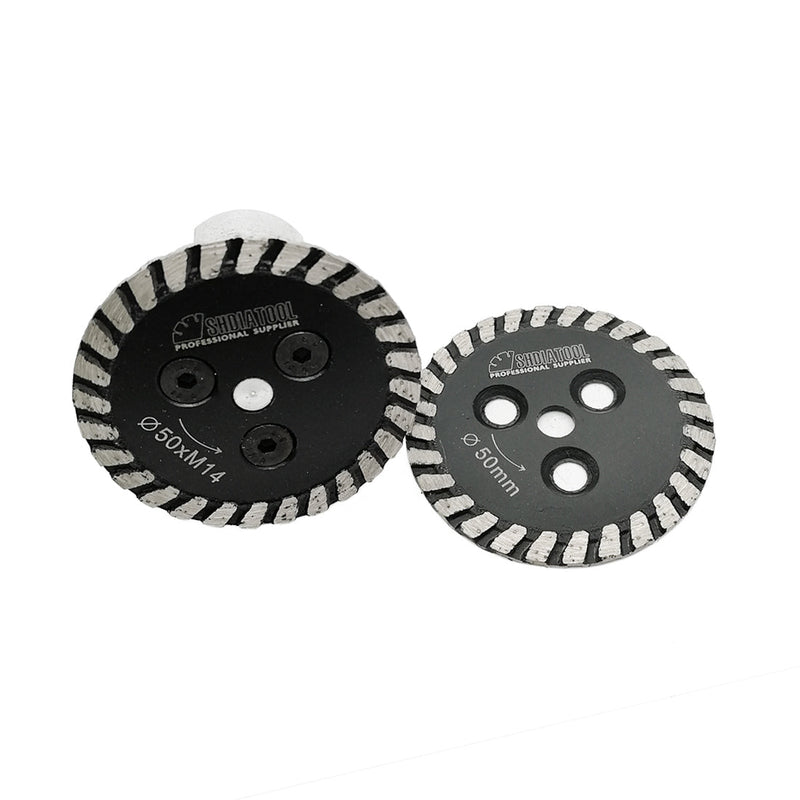 40/50MM 2pcs Diamond Blade with Removable Long Flange Cutting Engraving Granite Marble - SHDIATOOL