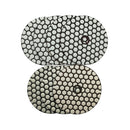 SHDIATOOL 4 inch Dry Diamond Polishing Pad for Granite Marble 8pcs/set Mixed Grits Plus a Base Backer - SHDIATOOL