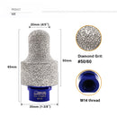 SHDIATOOL Diamond Finger Milling Bits with M14 or 5/8-11 Thread for Existing Holes Enlarging Shaping Trimming in Tile Porcelain Ceramic Granite Marble Dia 20-35mm - SHDIATOOL